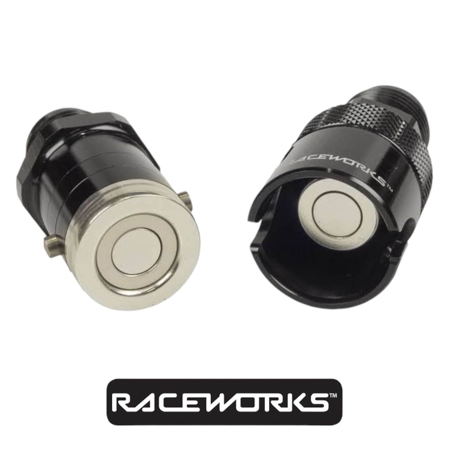 Raceworks Aluminium Quick Release AN-6 Fittings AN-8 Body RWF-QR101-06VBK