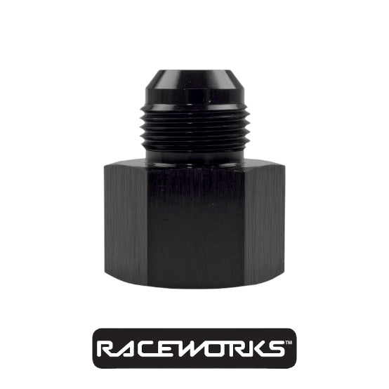 Raceworks AN-12 To AN-10 Female To Male Reducer RWF-950-12-10BK