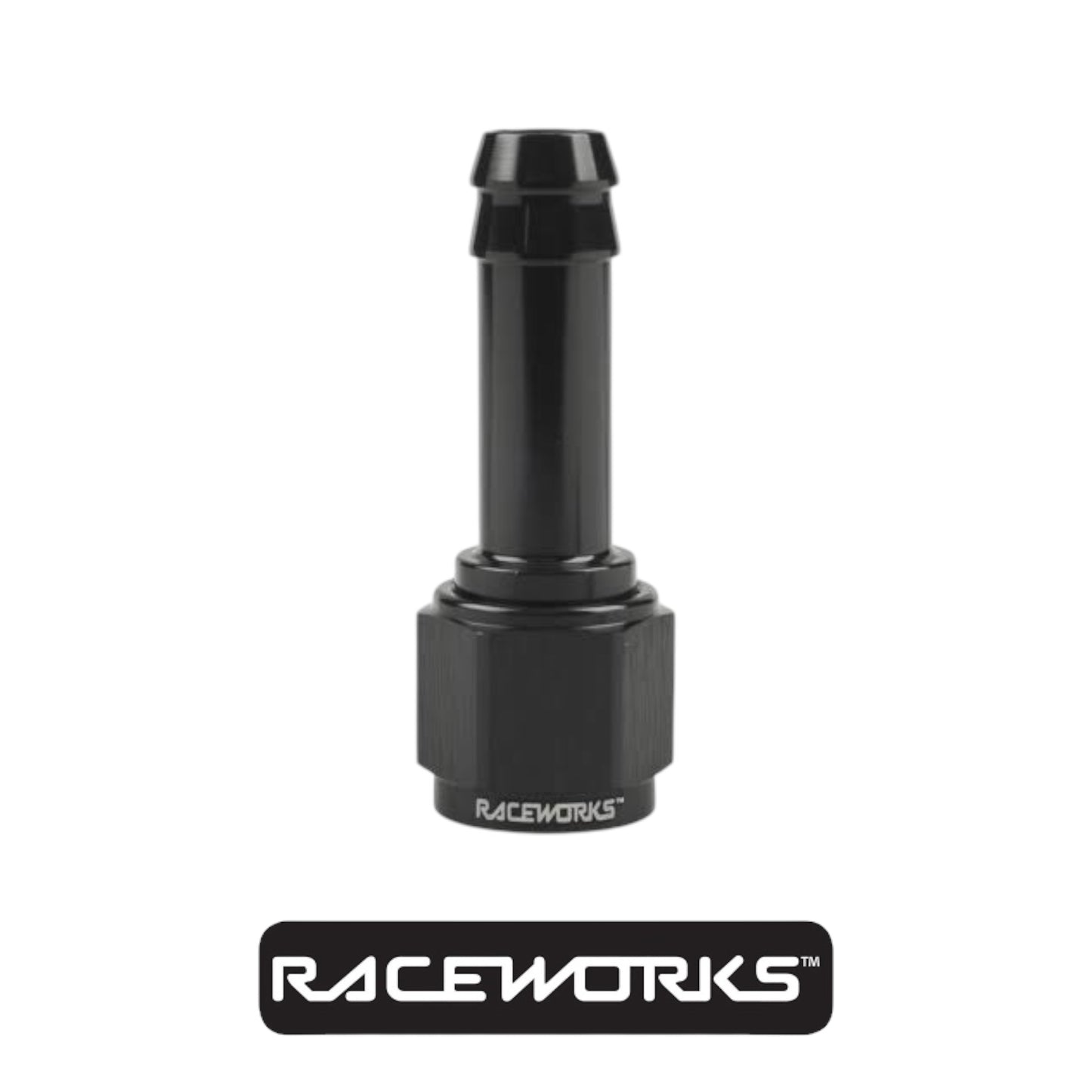 Raceworks Female AN-8 to Barb 1/2” RWF-411-08BK