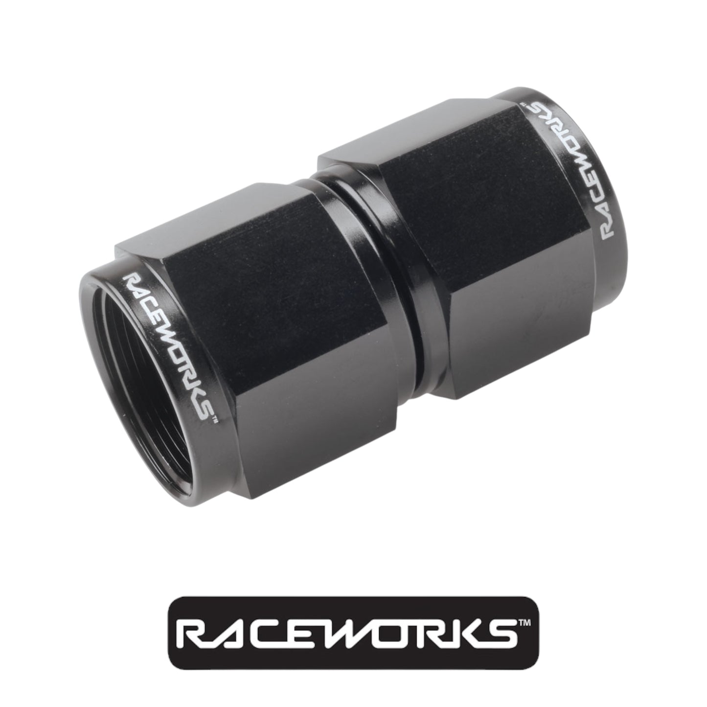 Raceworks Female To Female Swivel AN-8 Straight RWF-131-08BK
