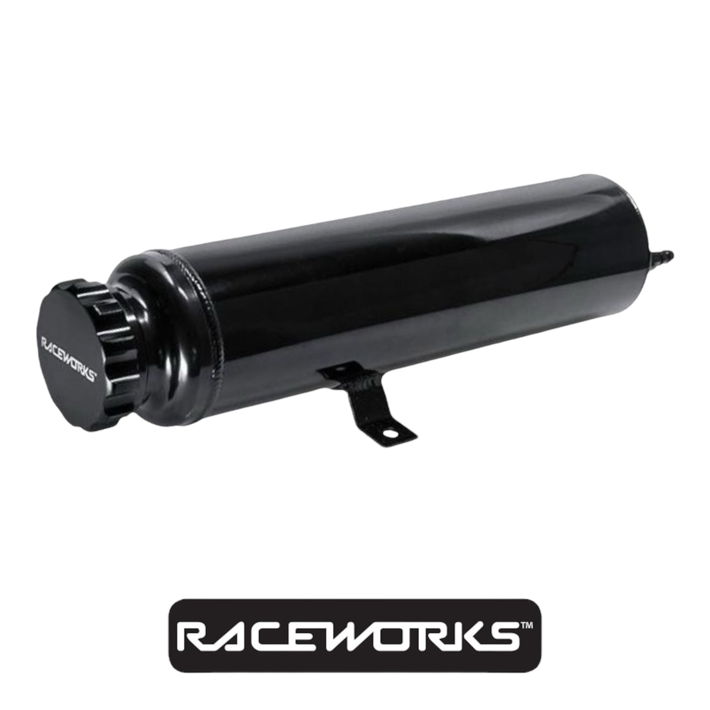 Raceworks 2L Black Radiator Overflow Tank ALY-071BK