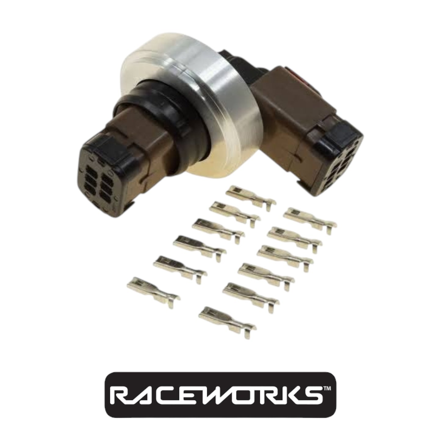 Raceworks 6PIN Electrical Bulkhead Steel Weld On Kit ALY-139-S