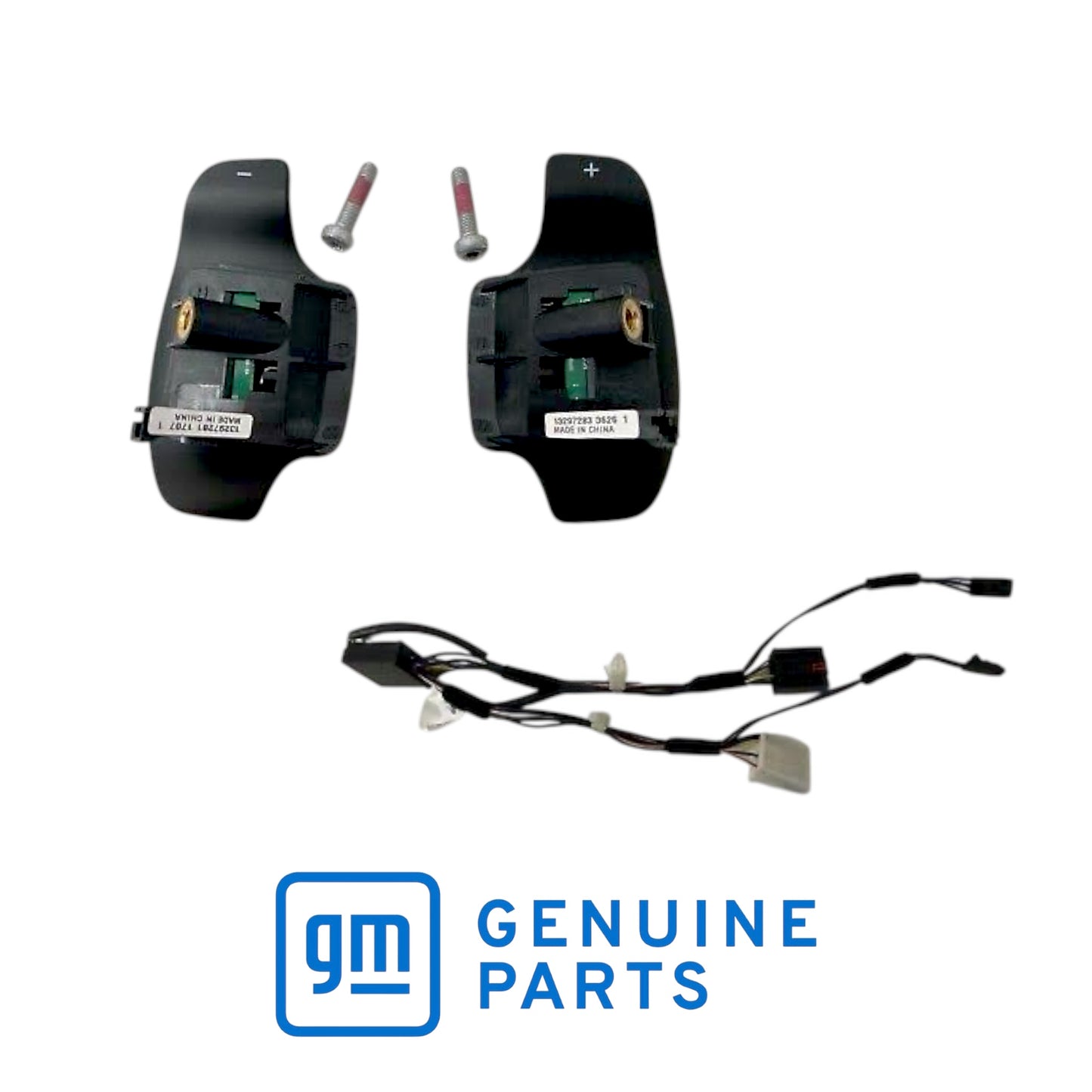 Genuine GM VF Leather Steering Wheel With Paddle Shift 92276595