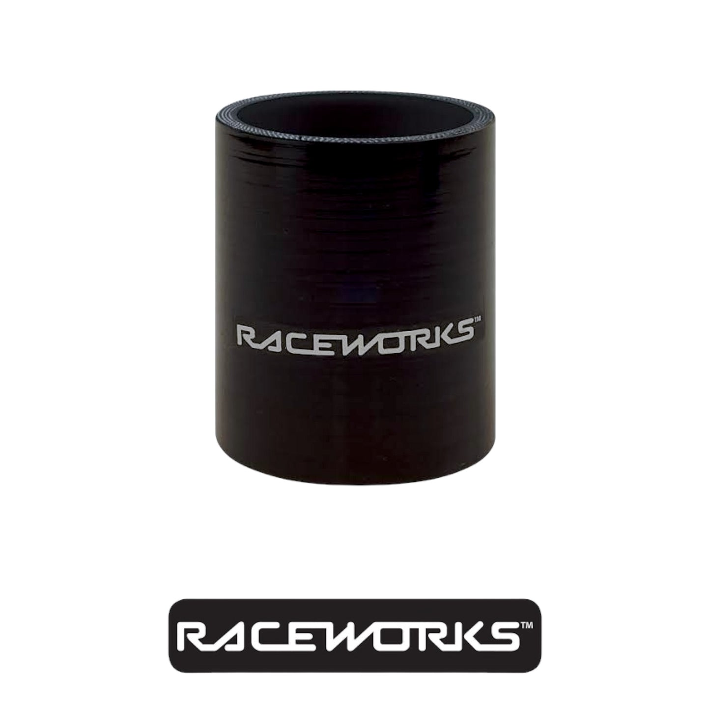 Raceworks Silicone Hose Straight 3” (76MM) X 75MM Black SHS-300BK