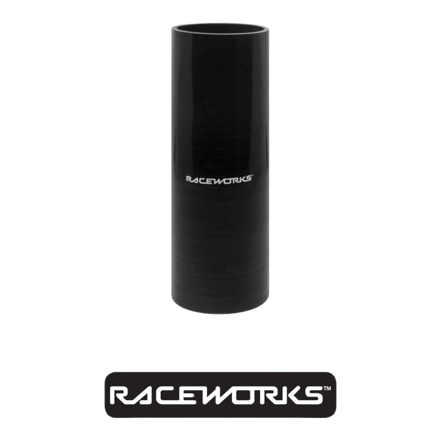 Raceworks Silicone Hose Straight 2.25” (57MM) x 254MM Black SHS-225BKM