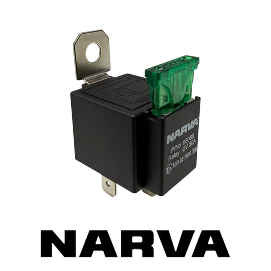 Narva 4 Pin 30 Amp fused Relay 68060