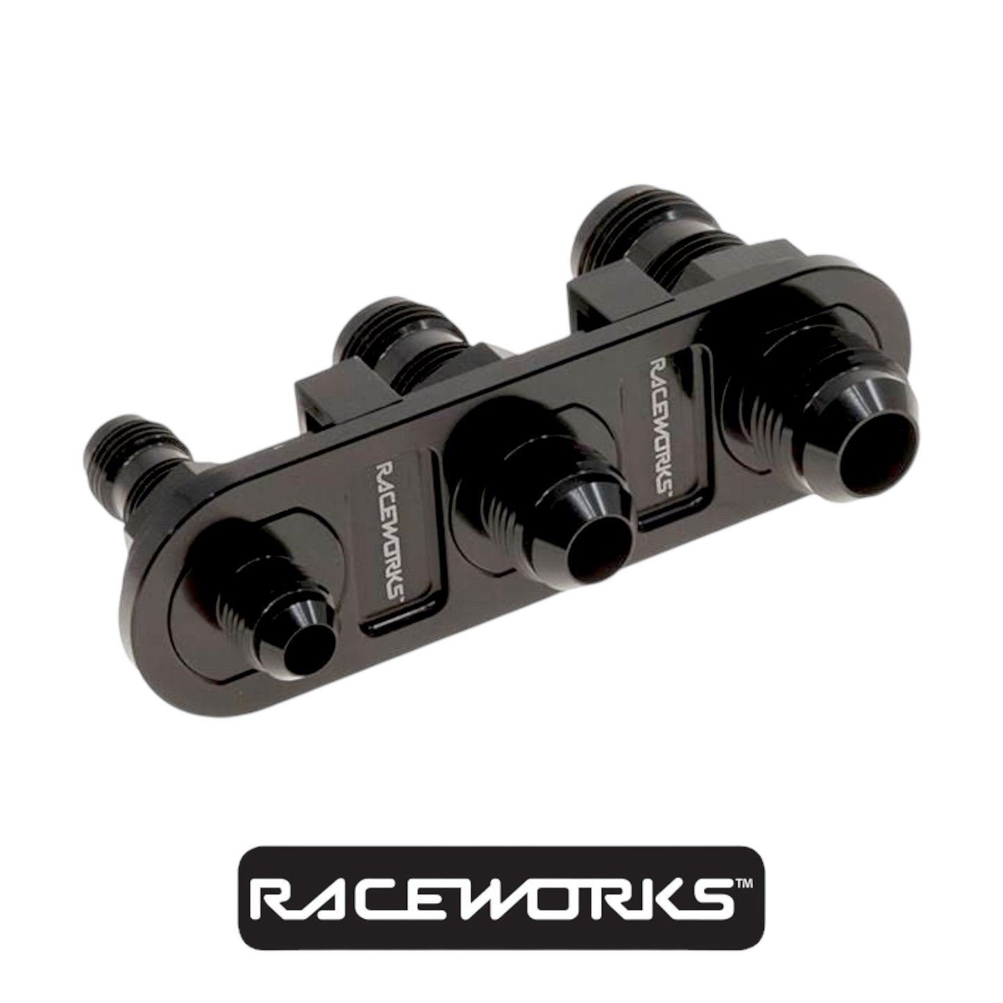 Raceworks Bulkhead Flare AN-8 RWF-832-08BK