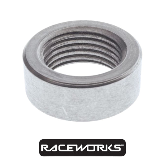 Raceworks Stainless Steel Oxygen Sensor Bung RWF-989-M18-SS