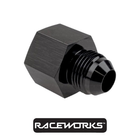 Raceworks AN-12 To AN-10 Female To Male Reducer RWF-950-12-10BK