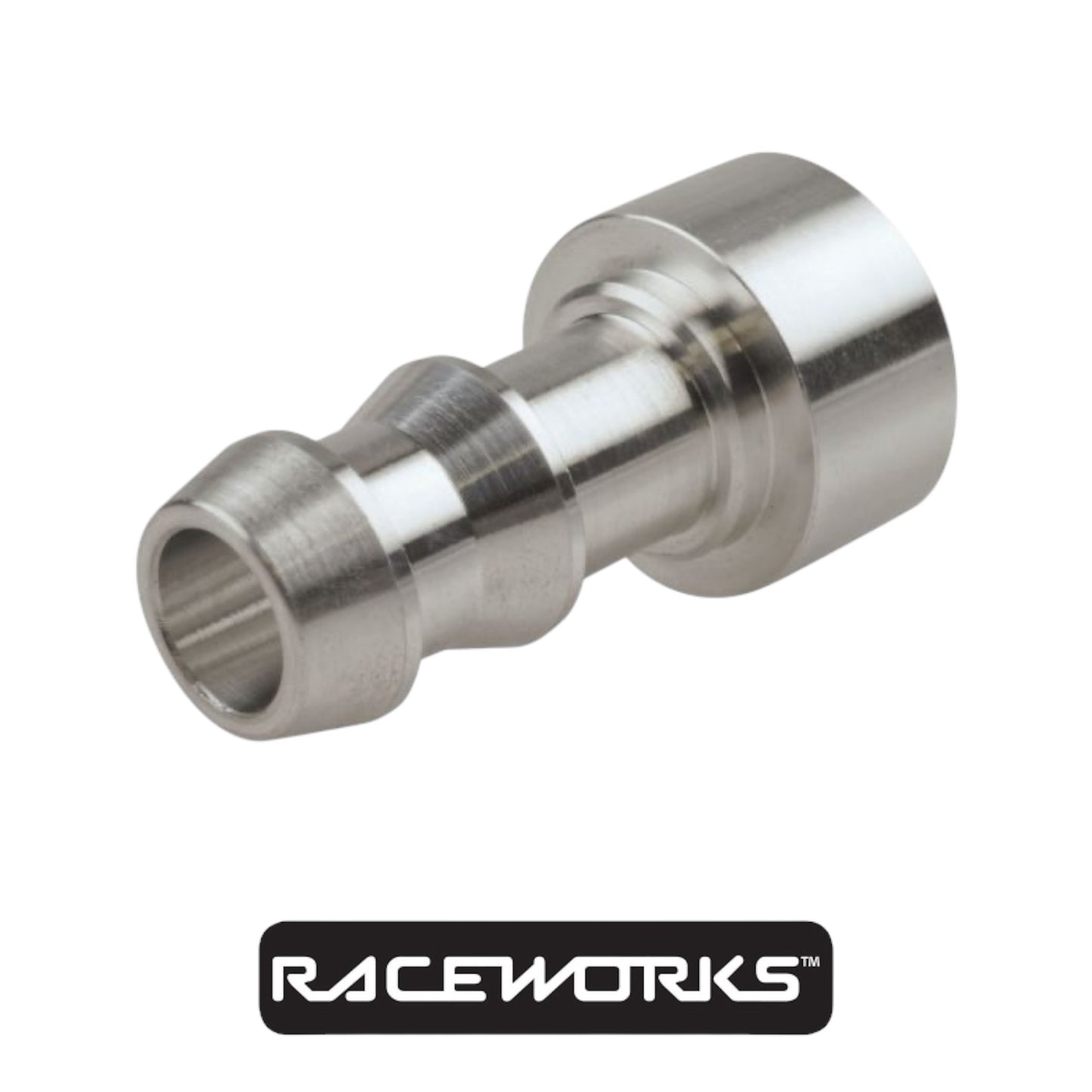 Raceworks 3/8” Weld On Pusk Lok Tail Alloy RWF-989-406-A