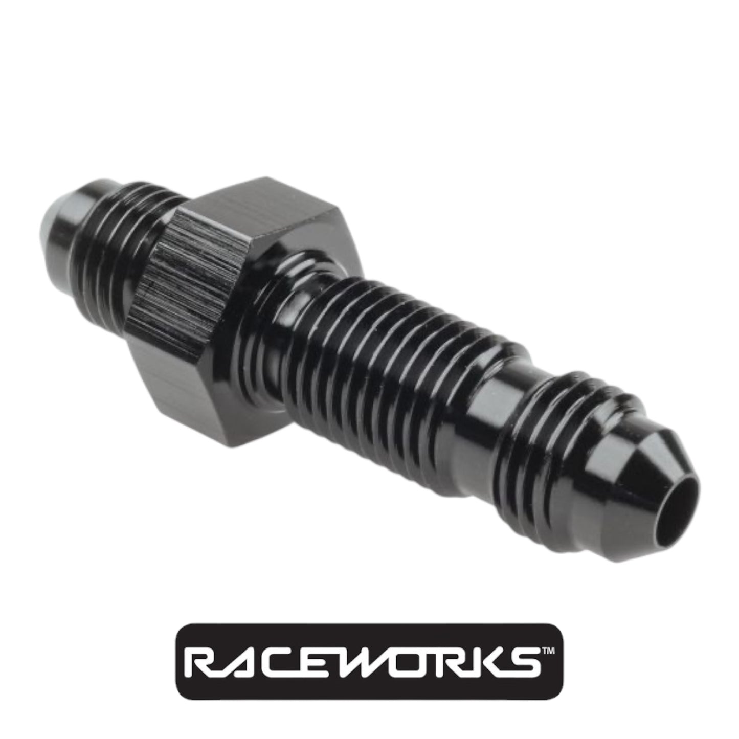 Raceworks Bulkhead Flare AN-4 RWF-832-04BK