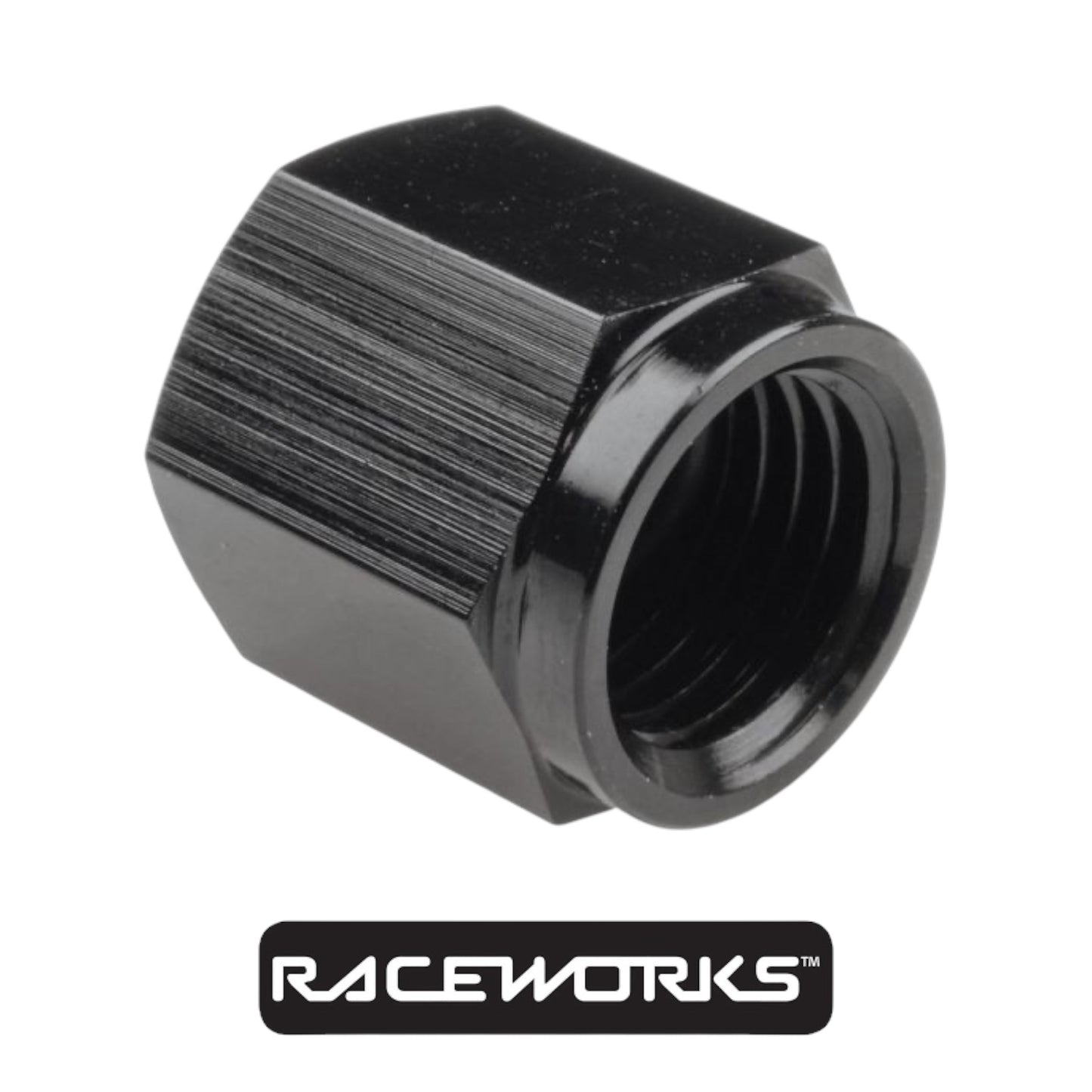 Raceworks Flare Cap Female AN-6 RWF-820-06BK