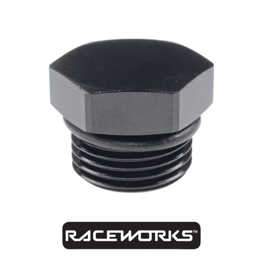 Raceworks O-Ring Plug AN-6 RWF-813-06BK