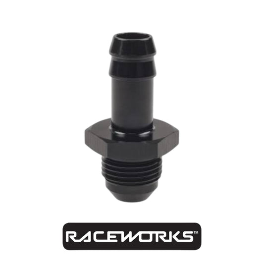 Raceworks AN-6 Male Flare To 5/16” (AN-5) Barb RWF-717-06-05BK