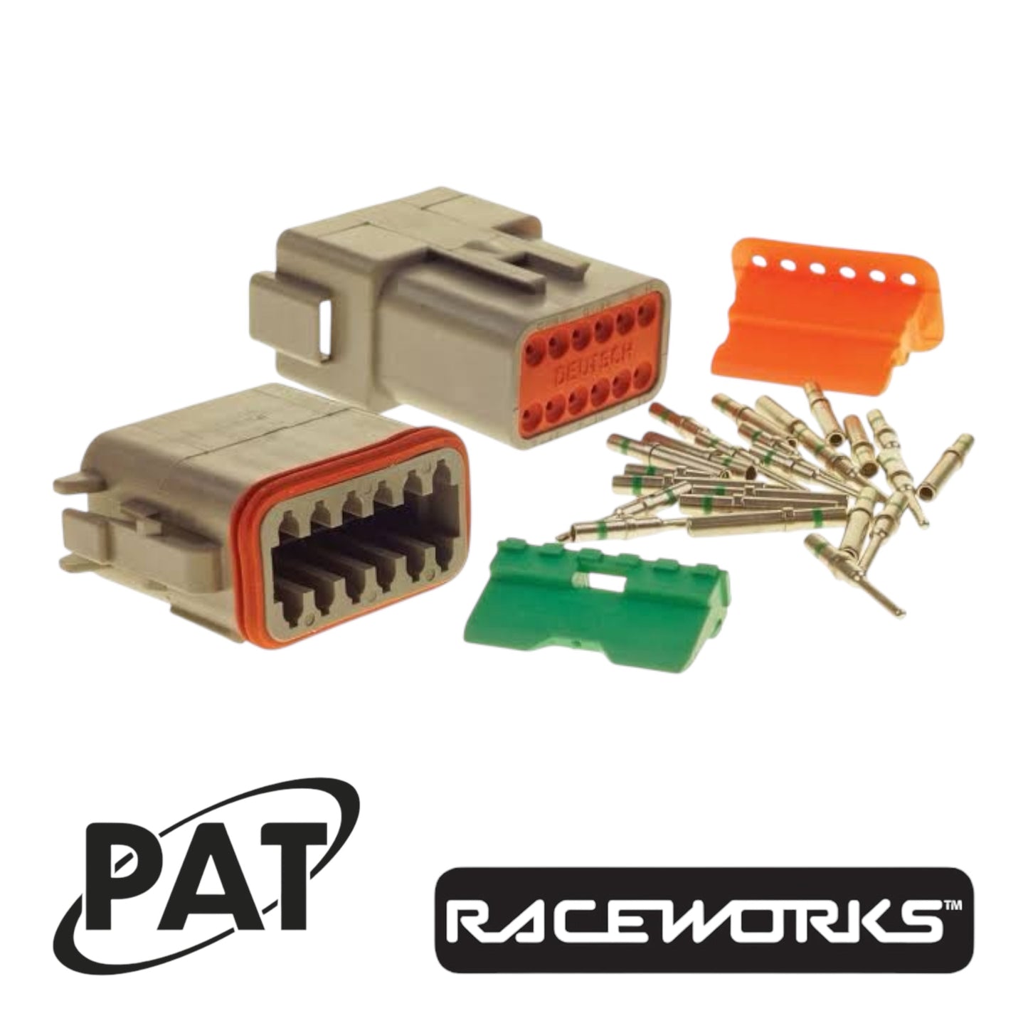 Raceworks PAT Deutsch DT 12 Way Connector Kit CPS-130