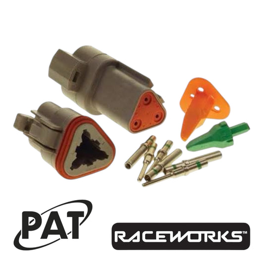 Raceworks PAT Deutsch DT 3-way Connector Kit CPS-126