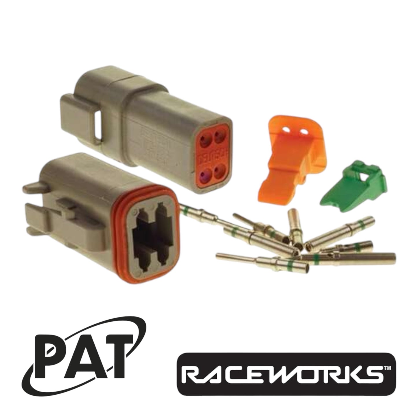 Raceworks PAT Deutsch DT 4-Way Connector Kit CPS-127