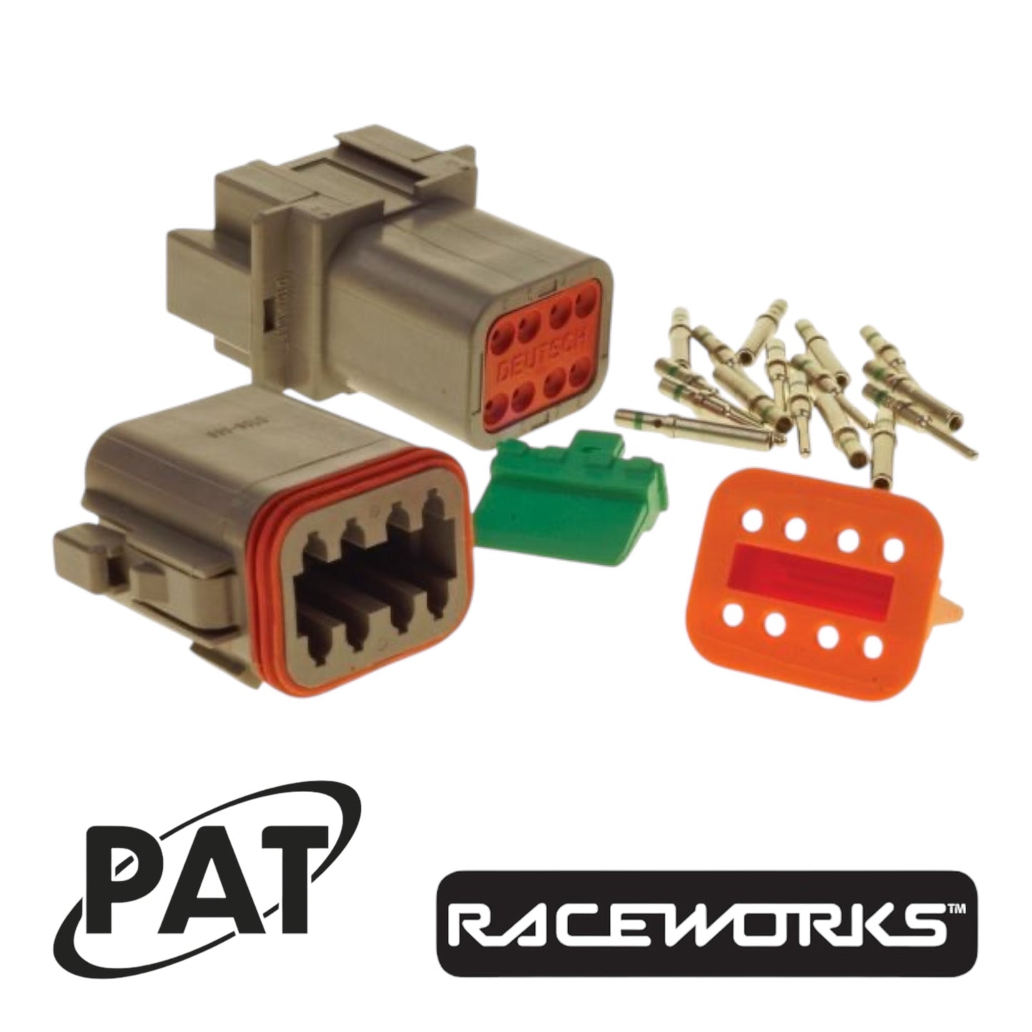 PAT Raceworks Deutsch DT 8-Way Connector Kit CPS-129