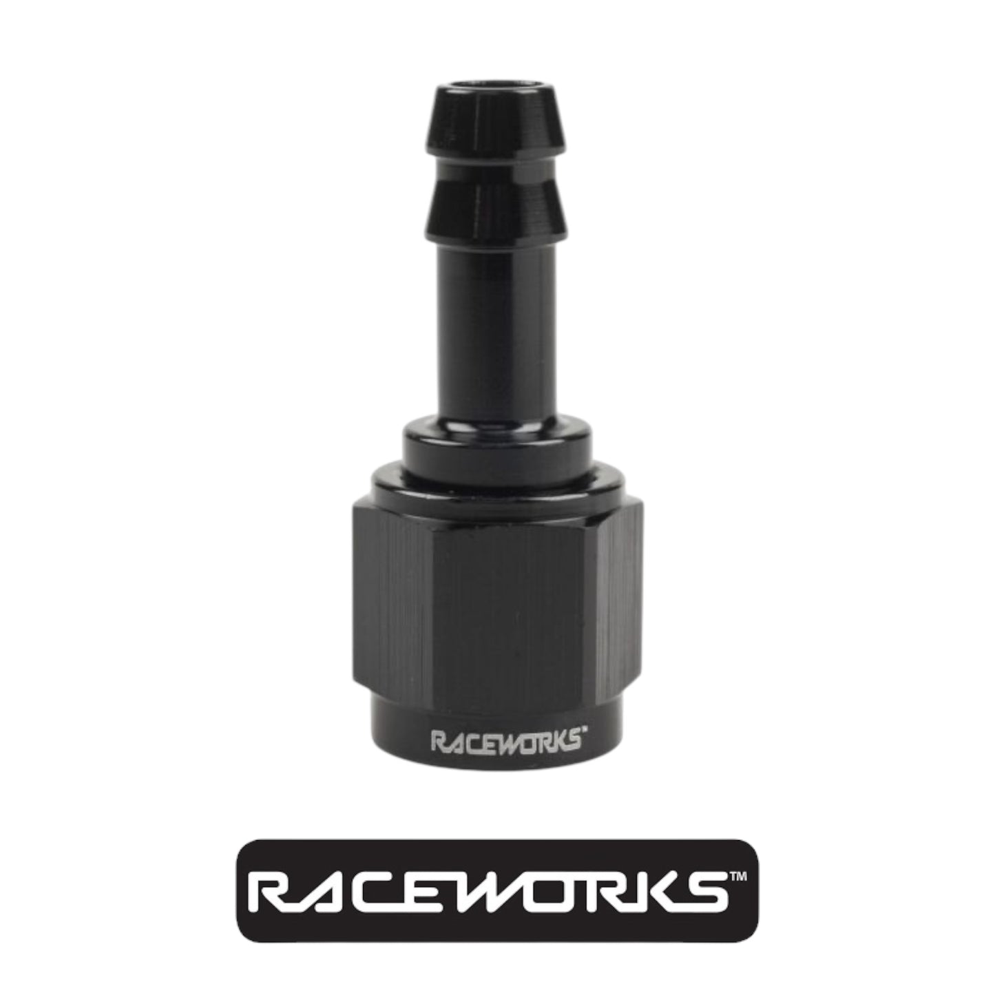 Raceworks Female AN-6 To Barb 5/16 Inch RWF-411-06-05BK